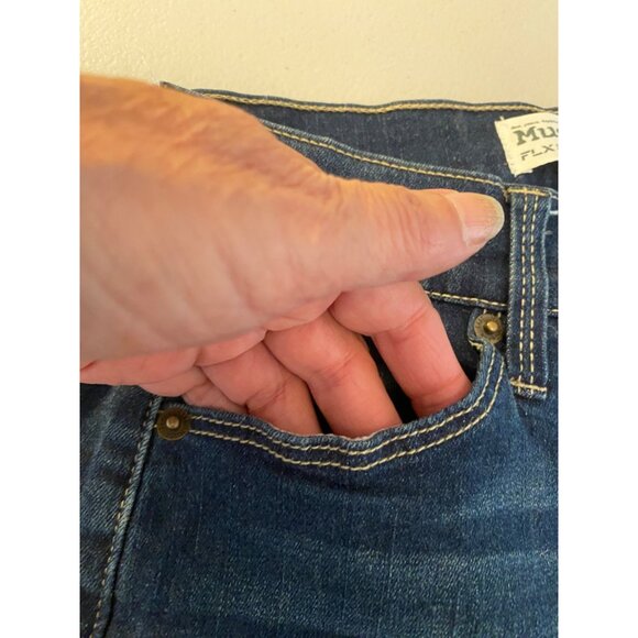 Mudd Jeans Pants Womens High-Rise Distressed Jegging Dark Denim Size 1 - Picture 6 of 10